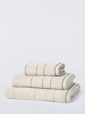 John Lewis Textured Stripe Towel 600gsm, UK version