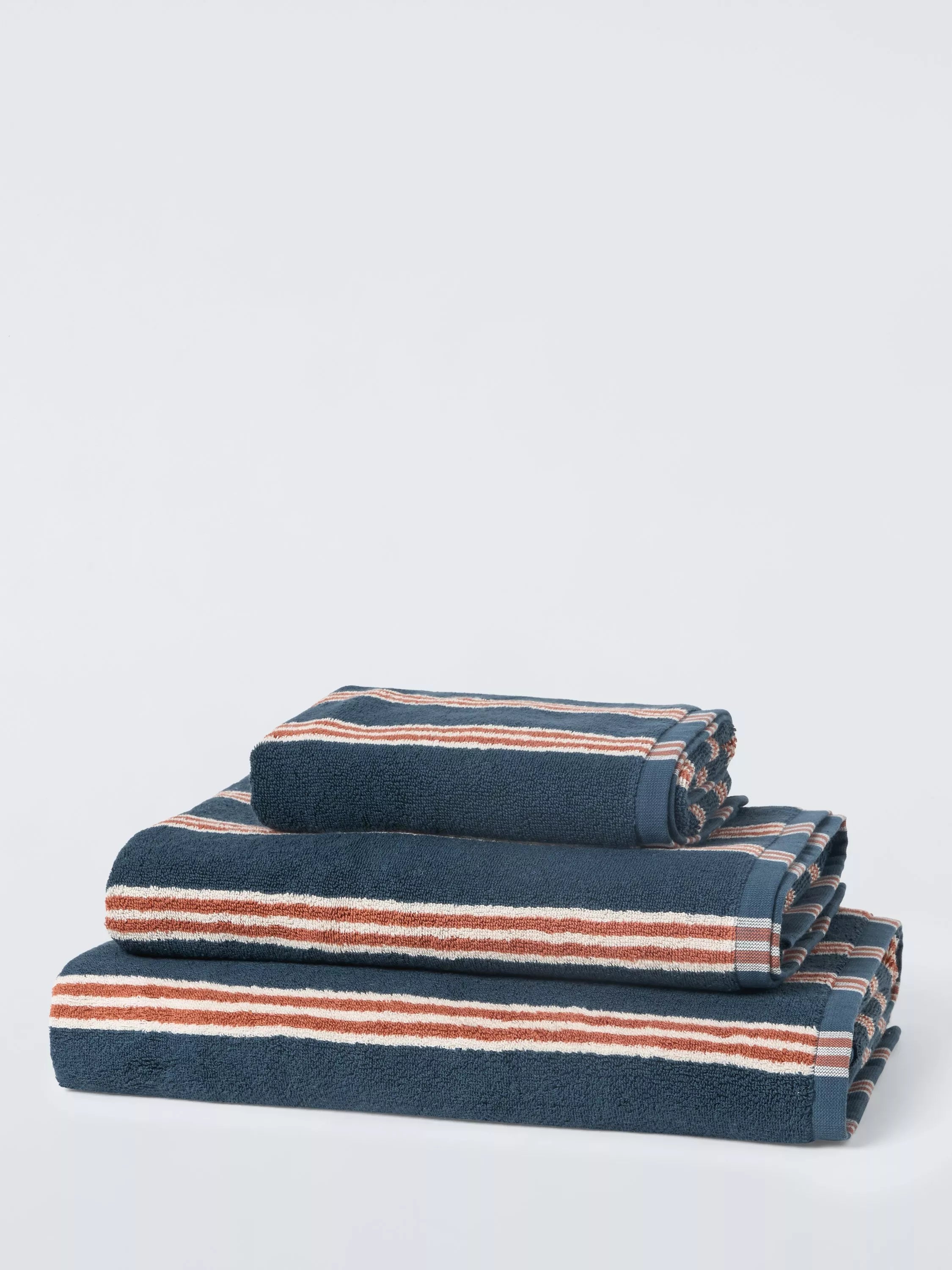 John Lewis Ambleside Stripe Bath Towels