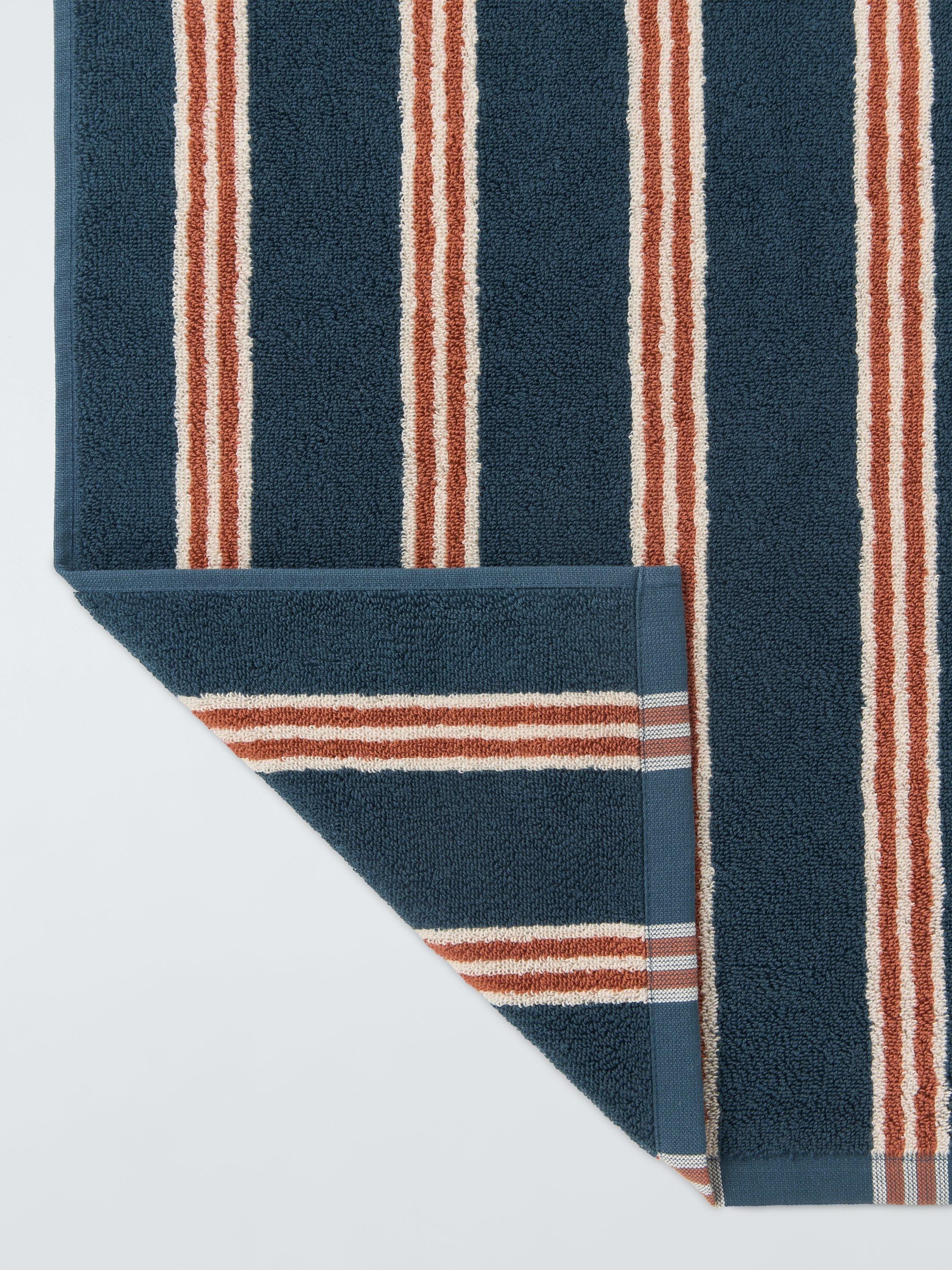 John Lewis Ambleside stripe towel 600gsm - British product