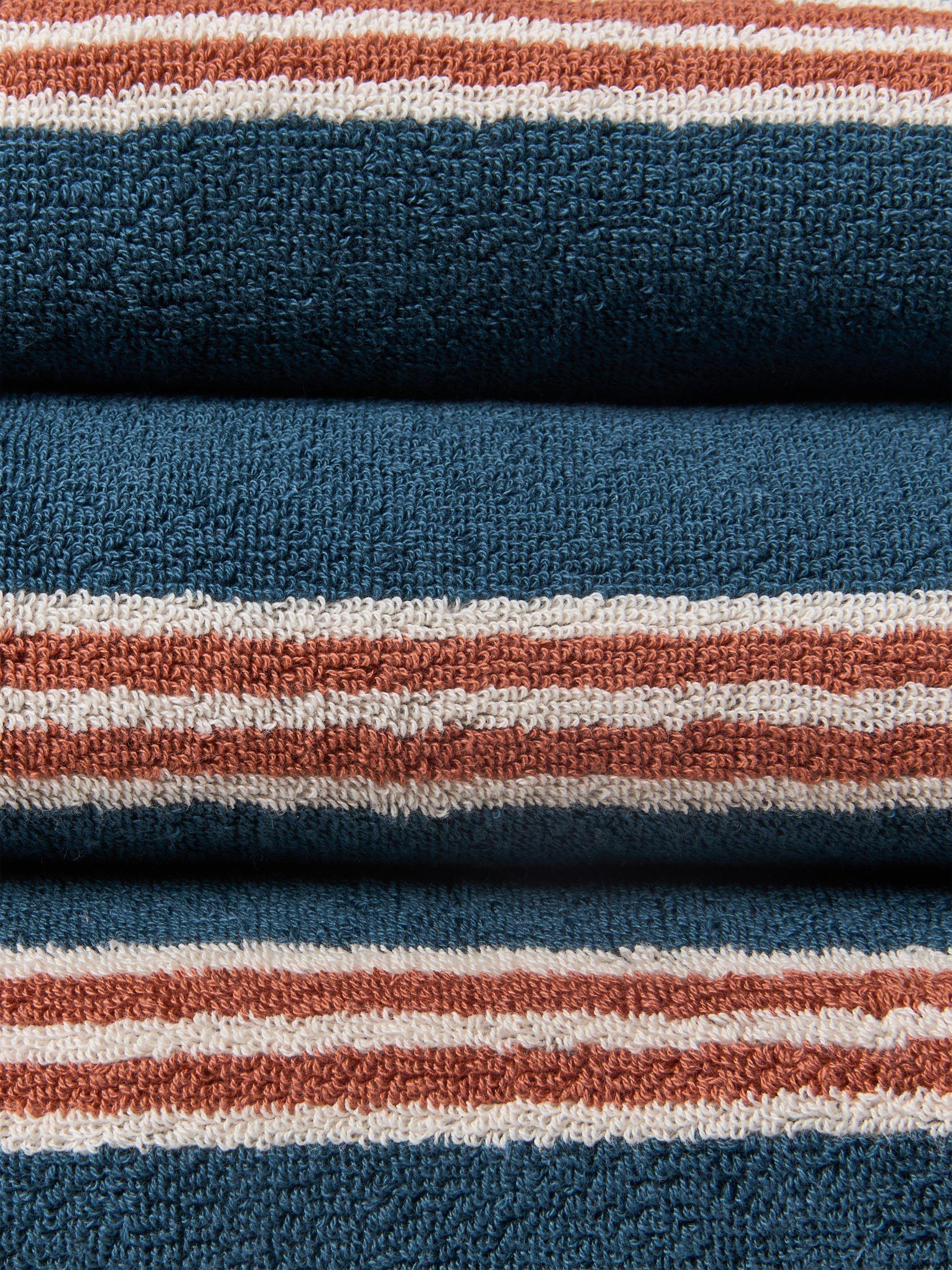 John Lewis Ambleside stripe towel 600gsm - British product