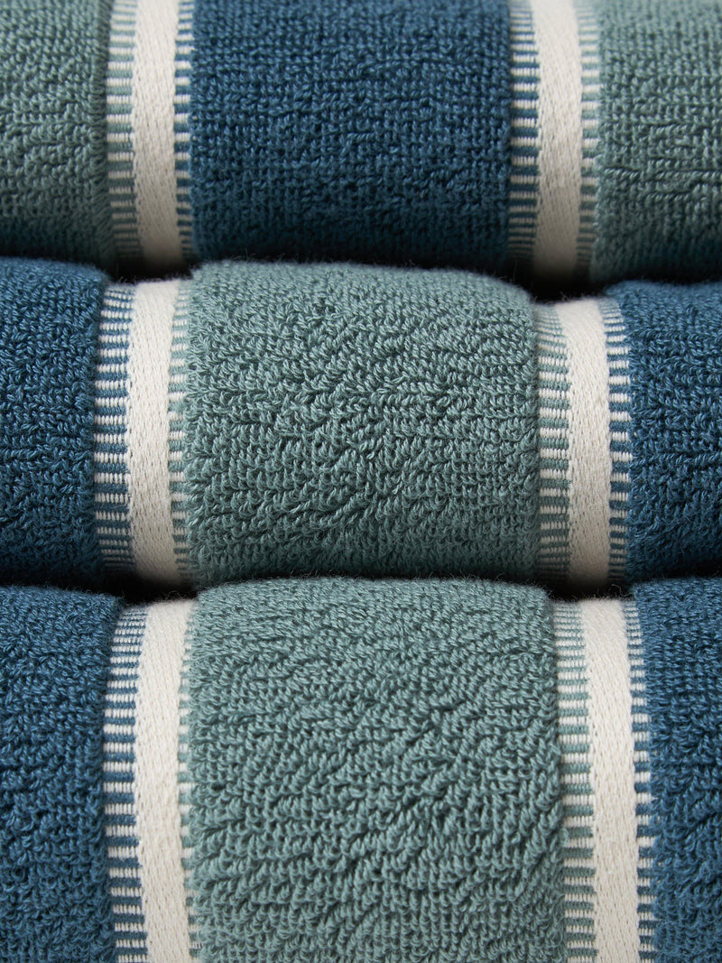 John Lewis Harvest Block Stripe bath towels, UK version