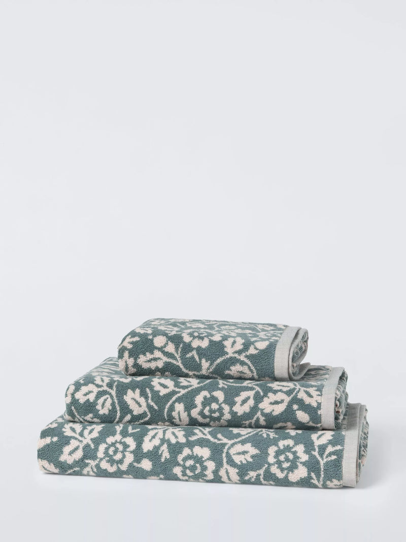 John Lewis Marlow Floral Bathroom Towels