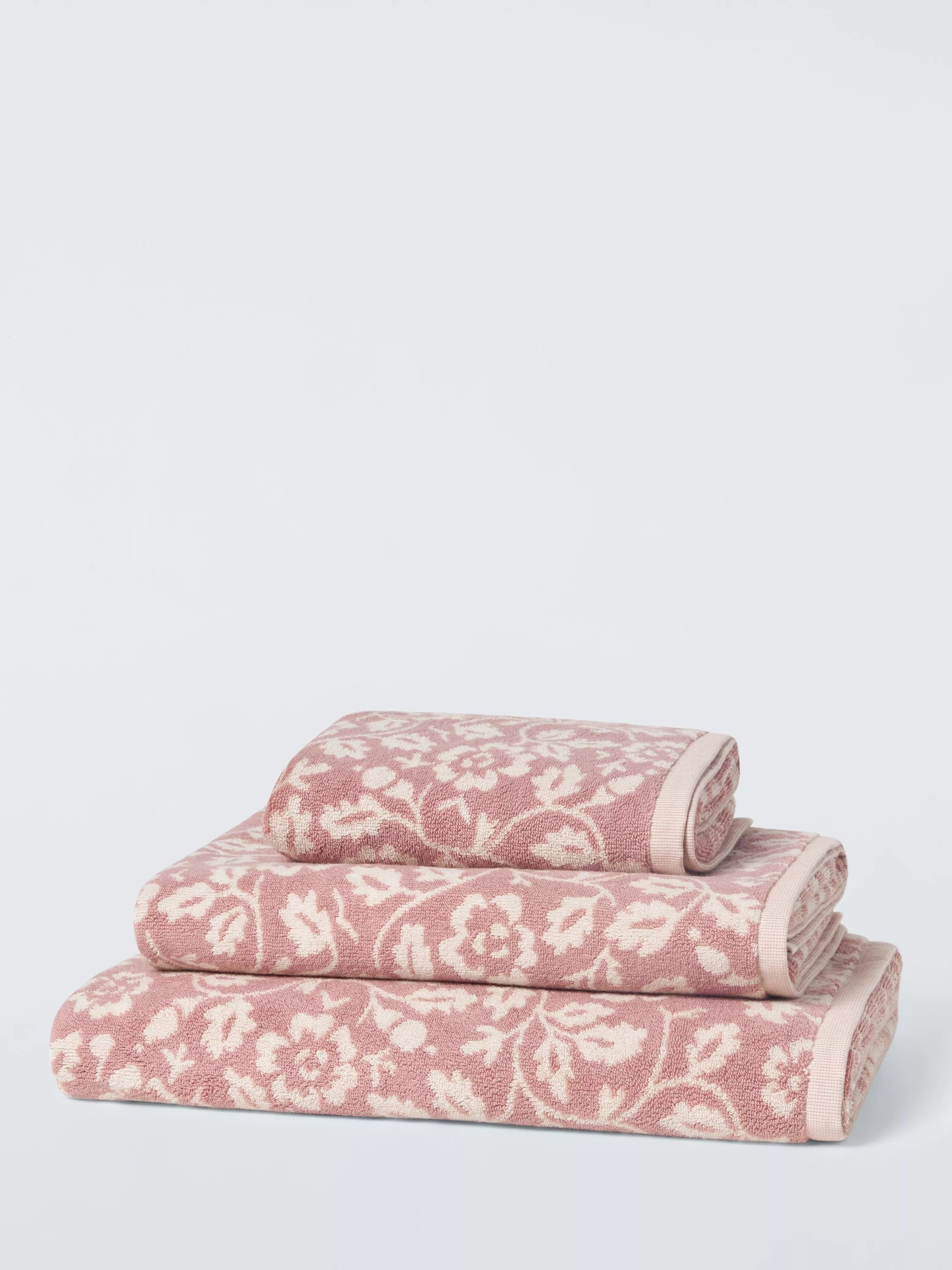 John Lewis Marlow Floral Bathroom Towels