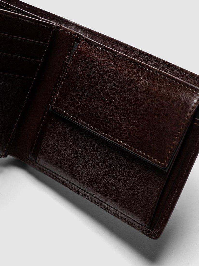 Rodd & Gunn Wardville leather pouch wallet chocolate, UK version