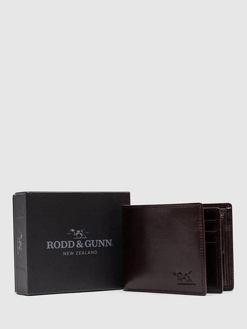 Rodd & Gunn Wardville leather pouch wallet chocolate, UK version