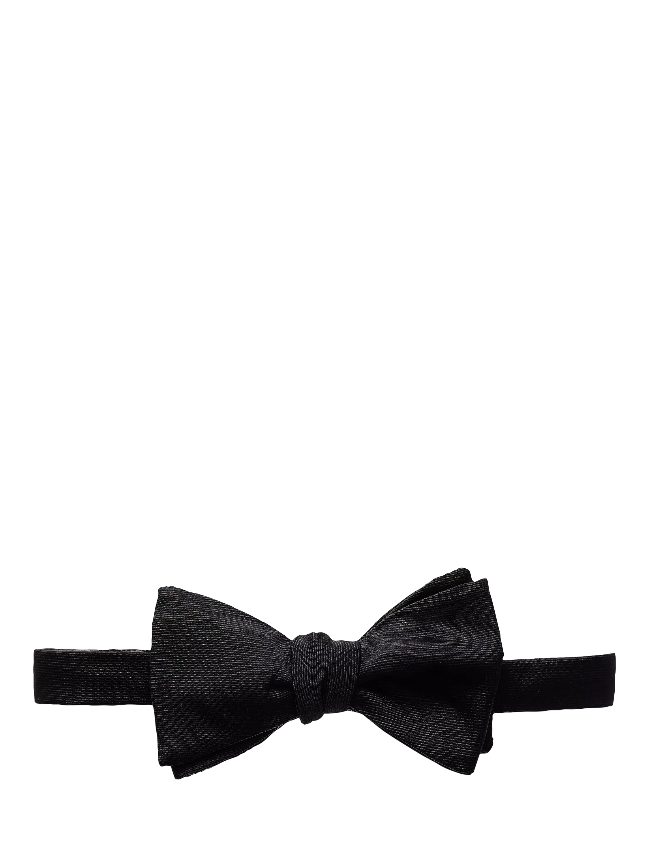 Eton black grosgrain silk bow tie (British brand)