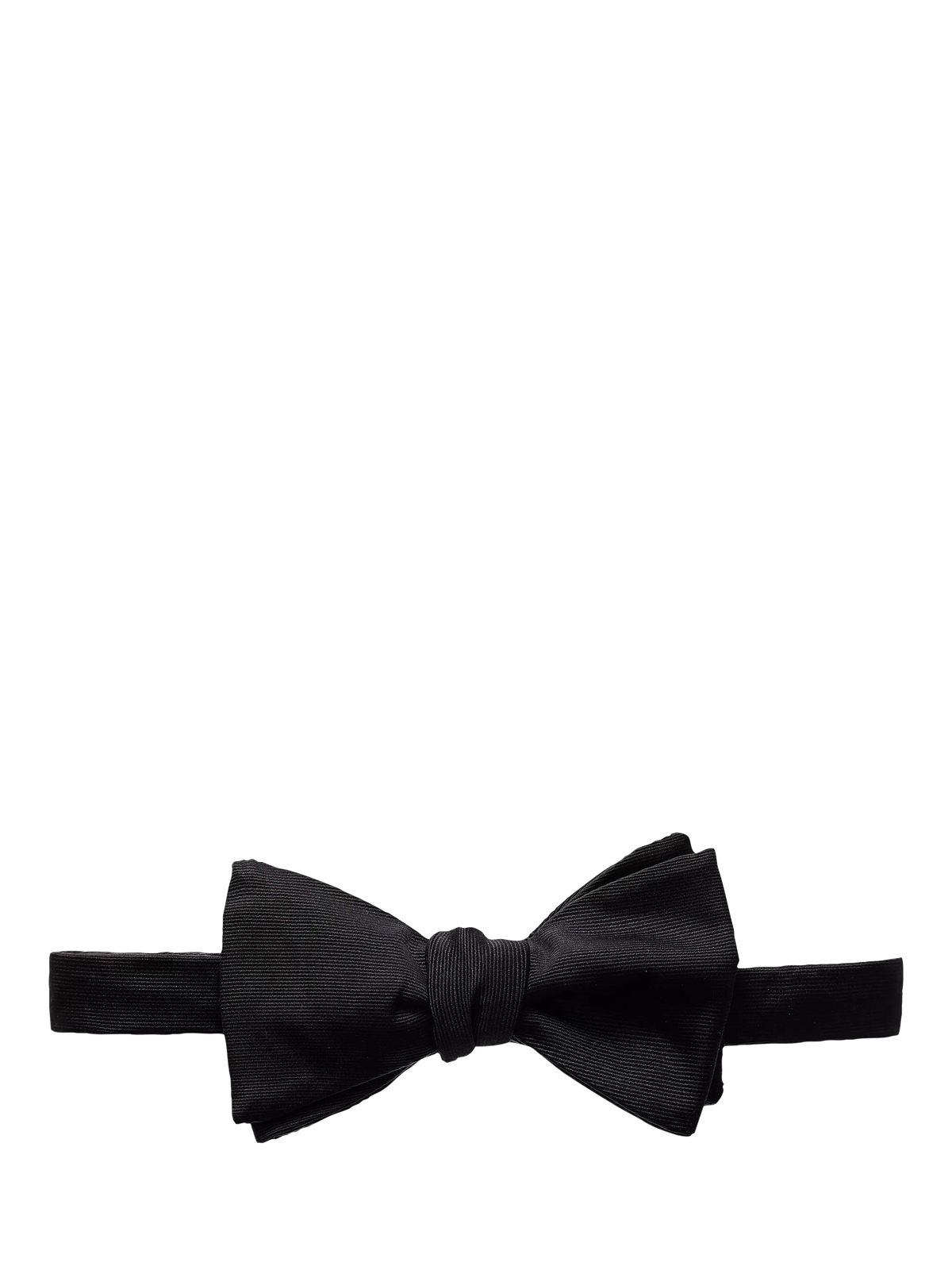 Eton black grosgrain silk bow tie (British brand)