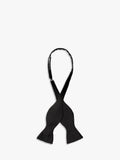 Eton black grosgrain silk bow tie (British brand)