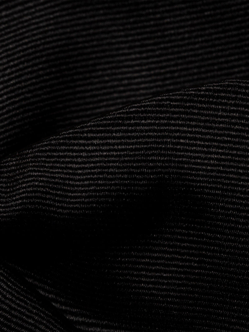Eton black grosgrain silk bow tie (British brand)