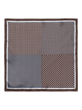 Eton Silk Check Pocket Square