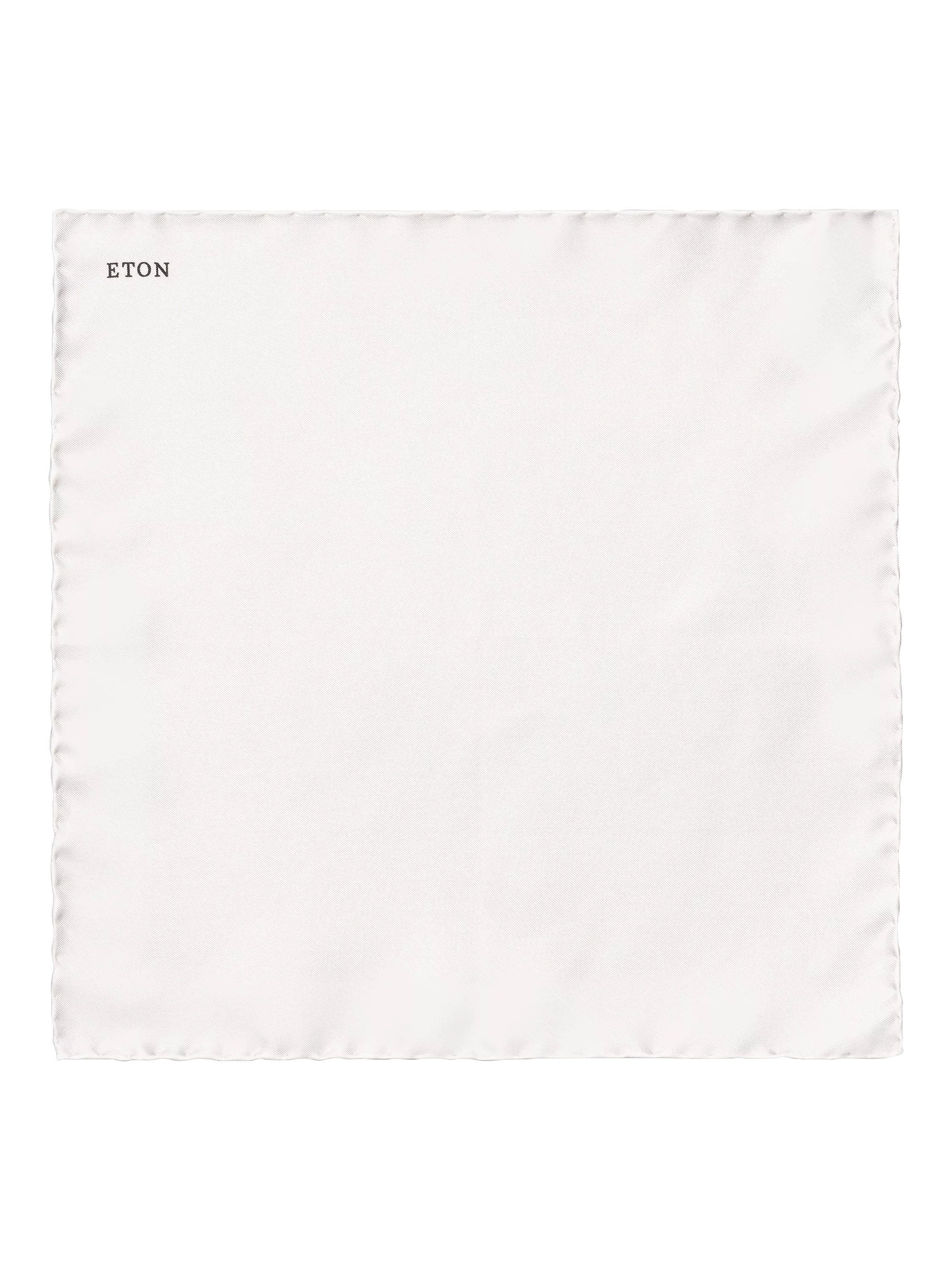 Eton pocket square white, imported from the UK