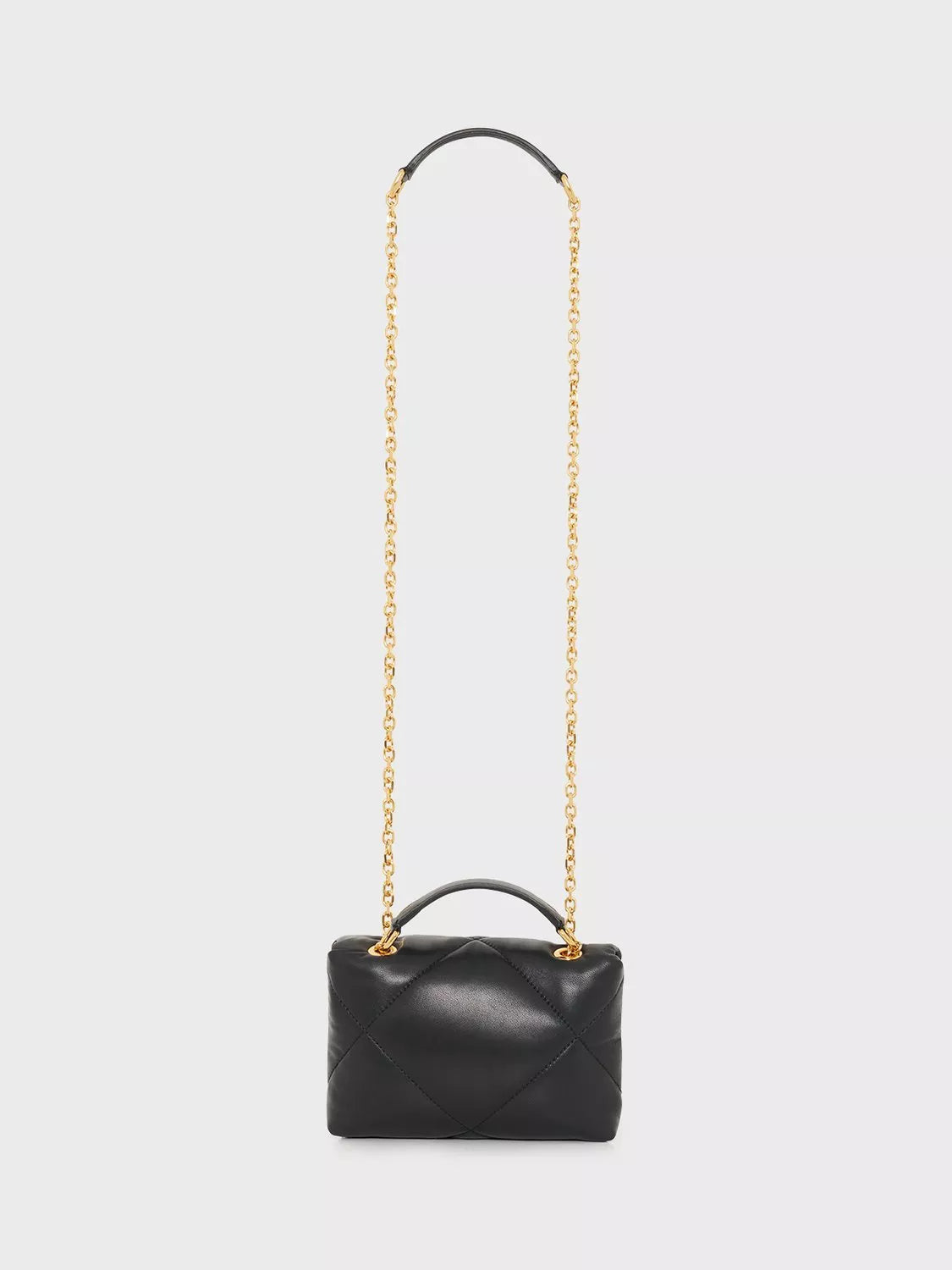 Gerard Darel black quilted mini crossbody bag - British product