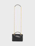 Gerard Darel black quilted mini crossbody bag - British product