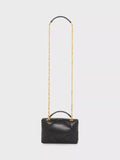 Gerard Darel black quilted mini crossbody bag - British product