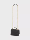 Gerard Darel black quilted mini crossbody bag - British product