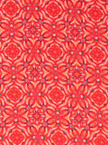 chesca Floral Mosaic scarf red 90x180cm (British brand)
