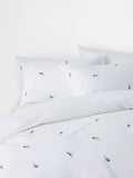 John Lewis embroidered floral duvet cover set double, UK version