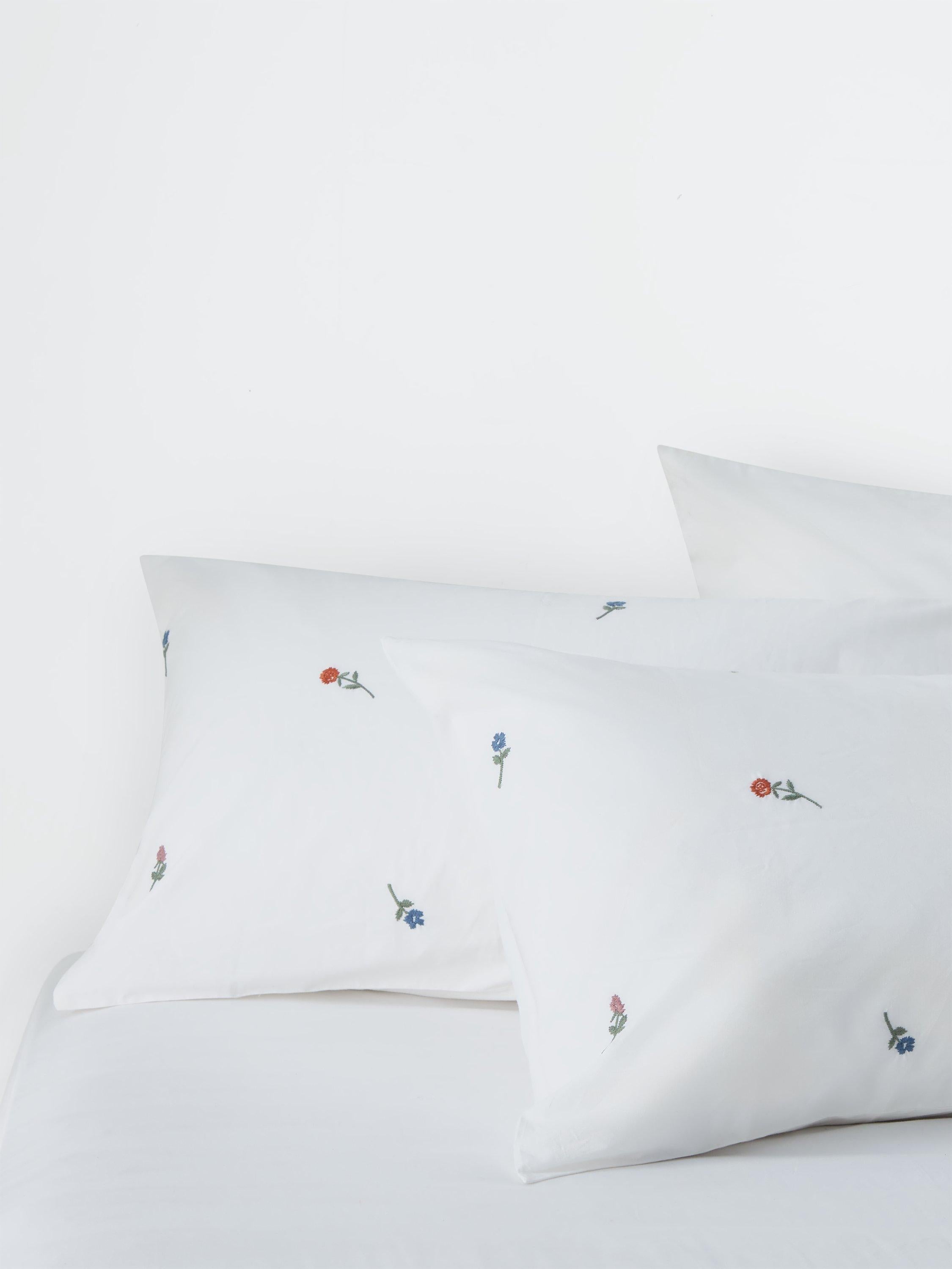 John Lewis embroidered floral duvet cover set double, UK version