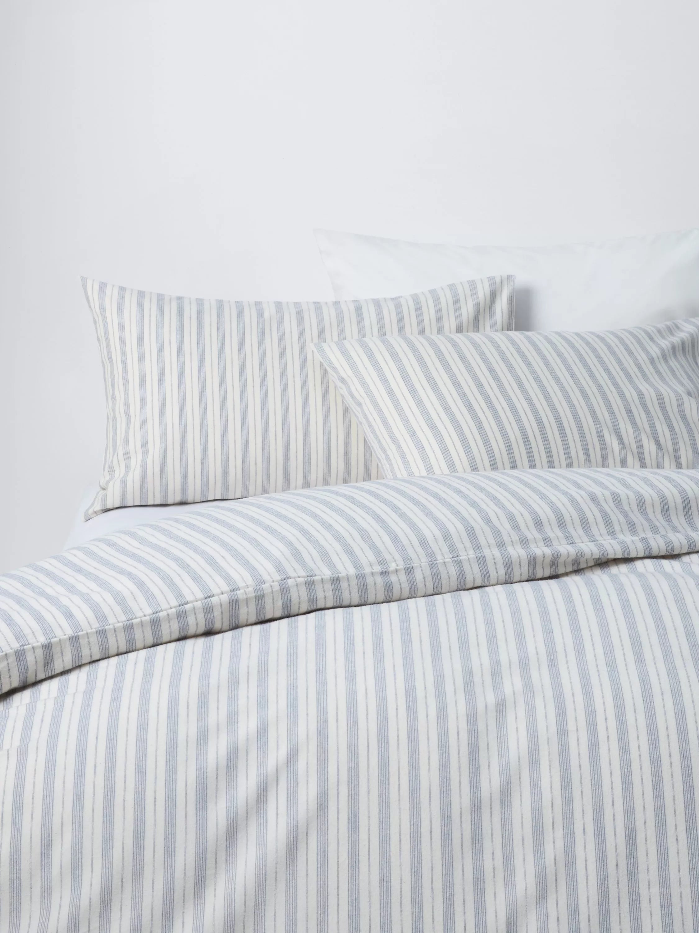 John Lewis Ottawa brushed cotton stripe bedding double, UK version