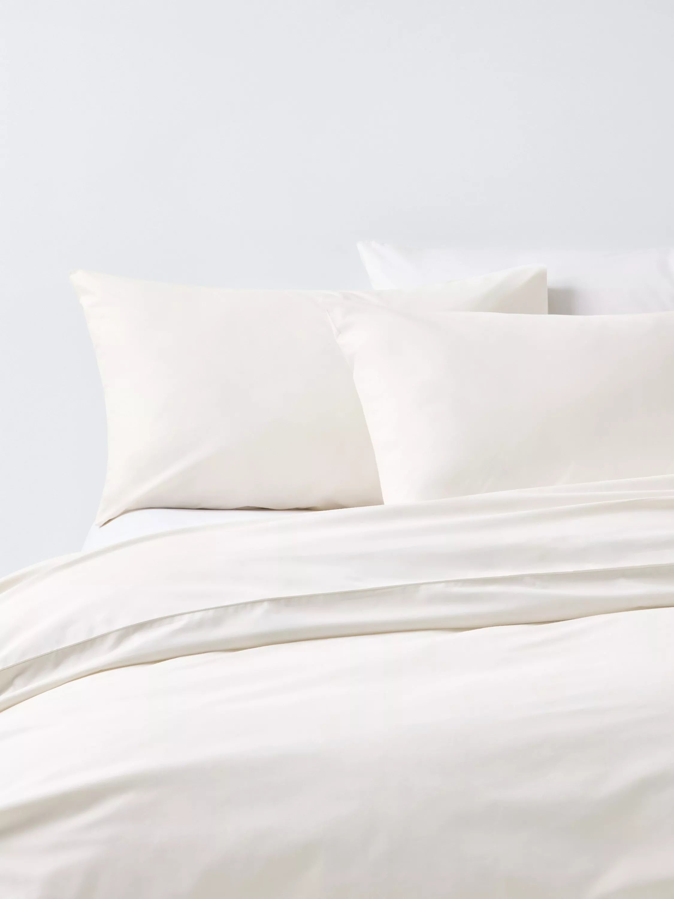 John Lewis Crisp & Fresh 400 Thread Count Organic Cotton Duvet Cover Set - Double