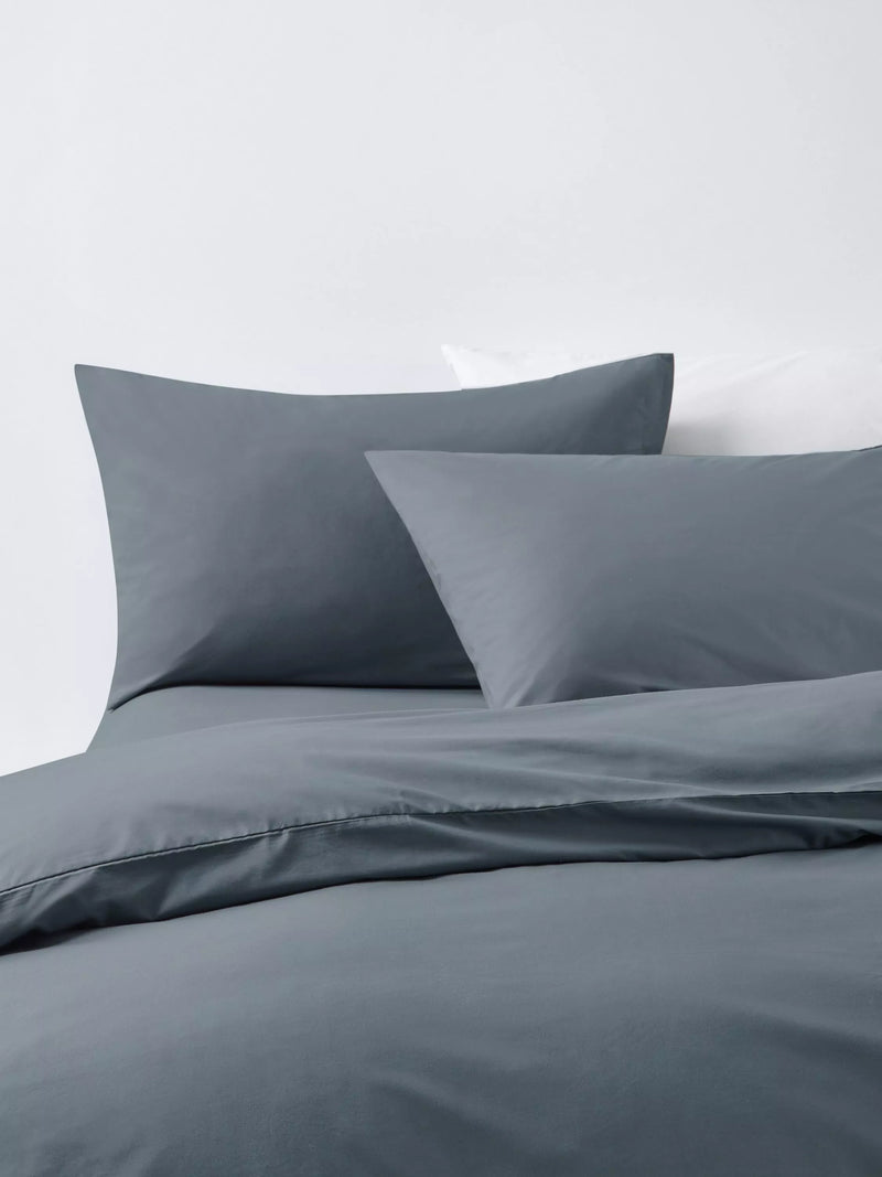 John Lewis Crisp & Fresh 400 Thread Count Organic Cotton Duvet Cover Set - Double