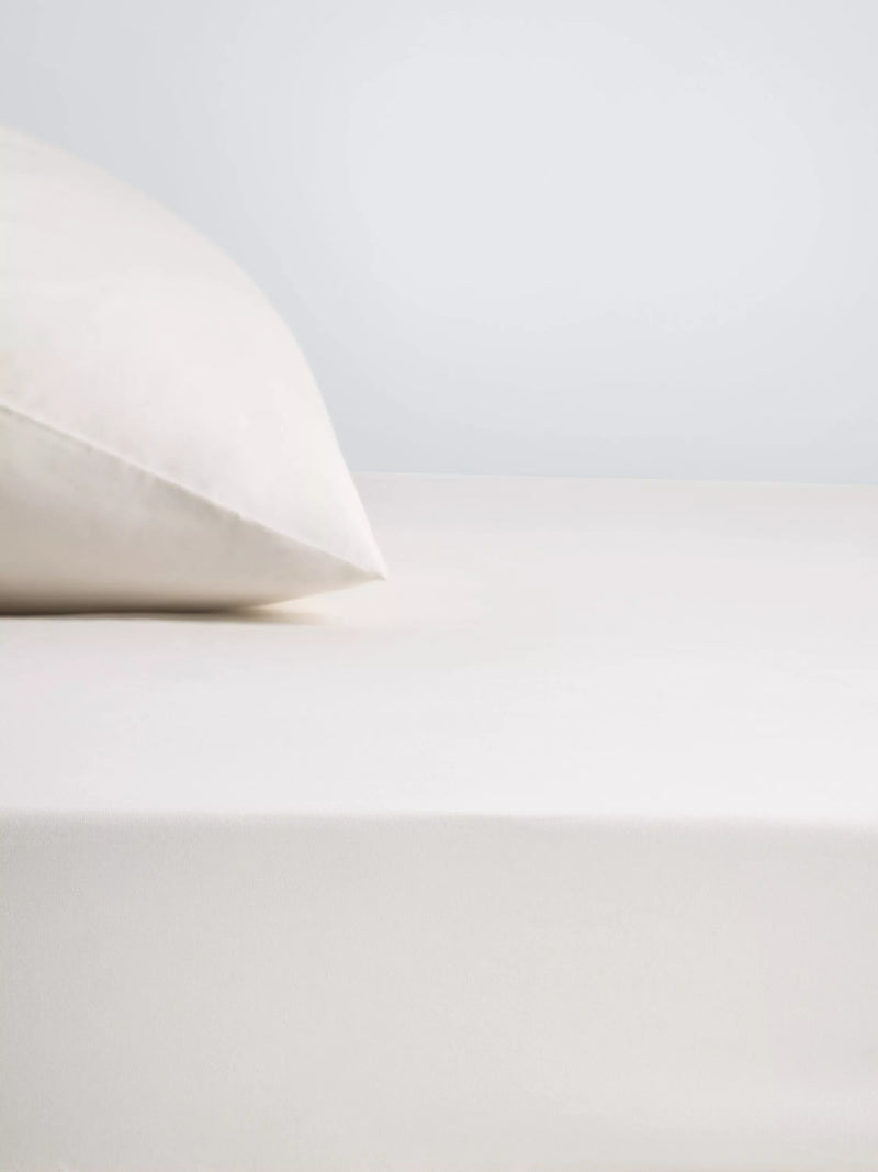 John Lewis Crisp & Fresh 400 Thread Count Organic Cotton Fitted Sheet Double