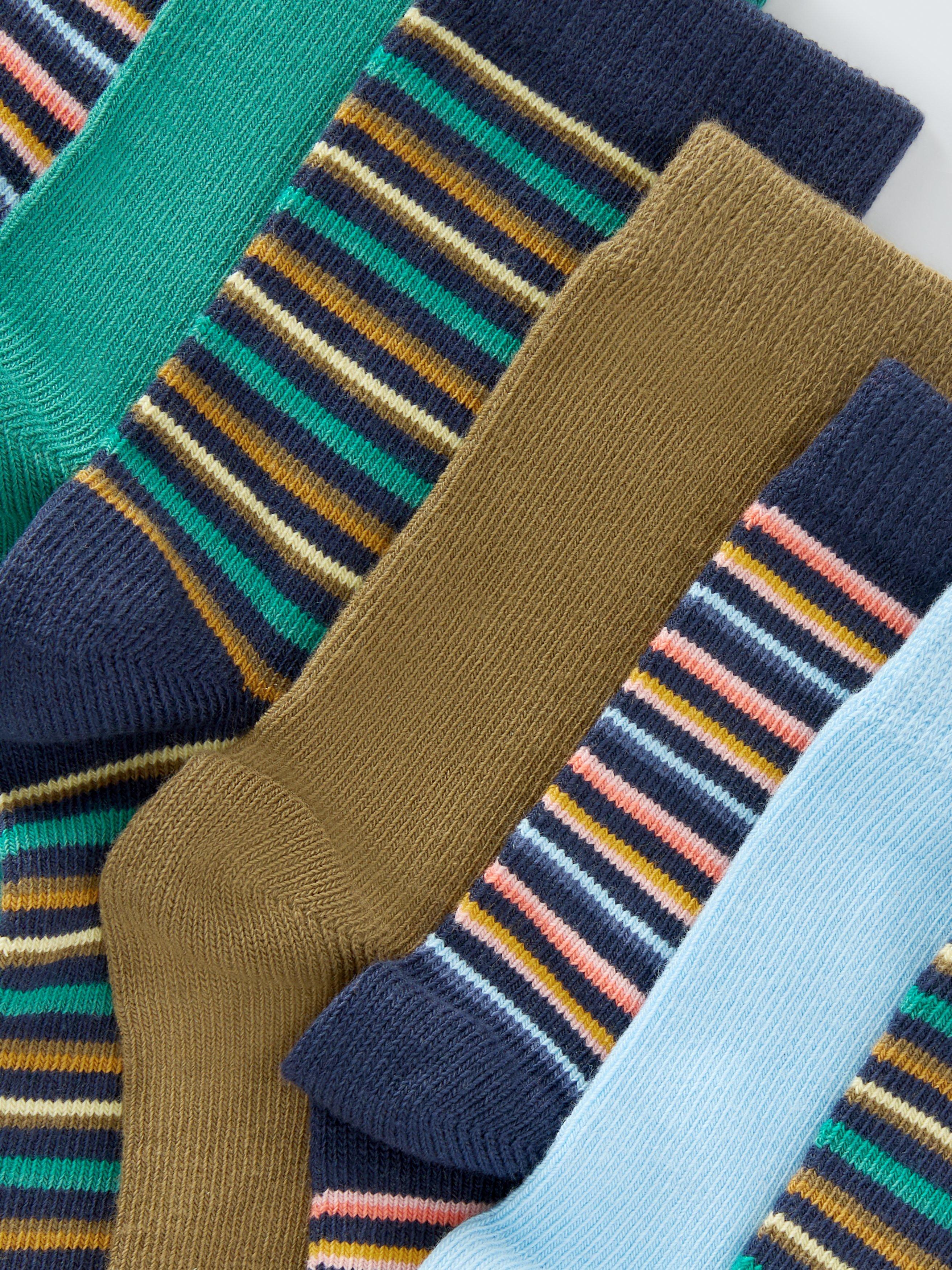 John Lewis kids' ankle socks 7-pack blue (British brand)