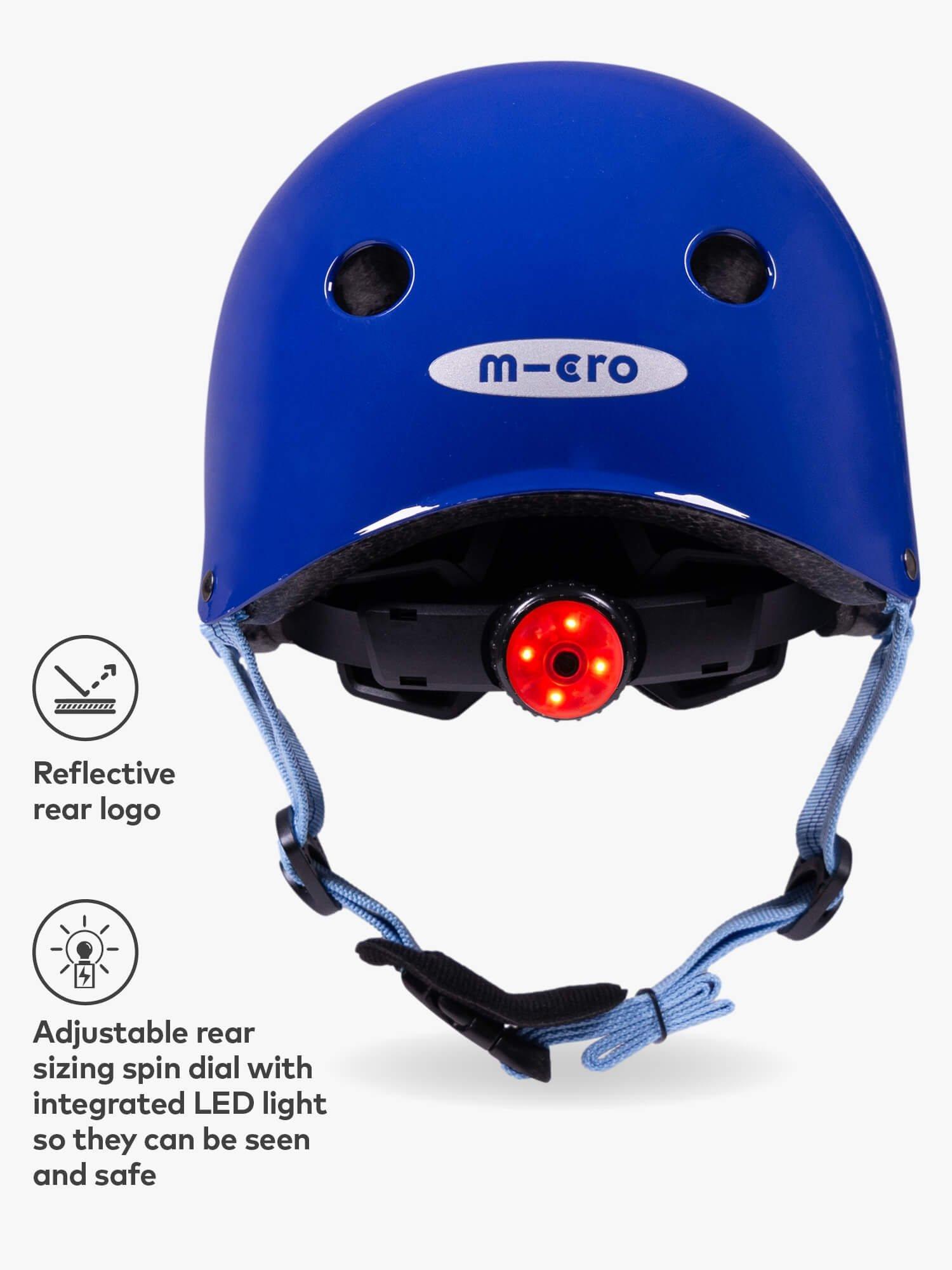 Casque de sécurité pour enfants Micro Scooters bleu, version Royaume-Uni