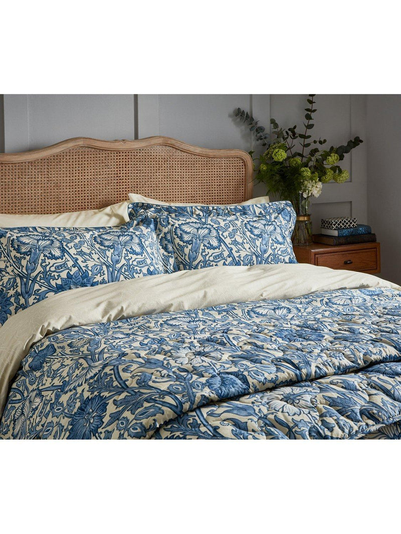 Morris & Co. Pink and Rose double duvet cover set, imported from the UK