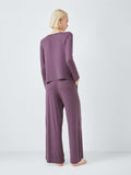 John Lewis Wide Leg Modal Henley Pyjama Set, UK version