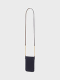 Gerard Darel Charlotte suede phone crossbody pouch, UK version