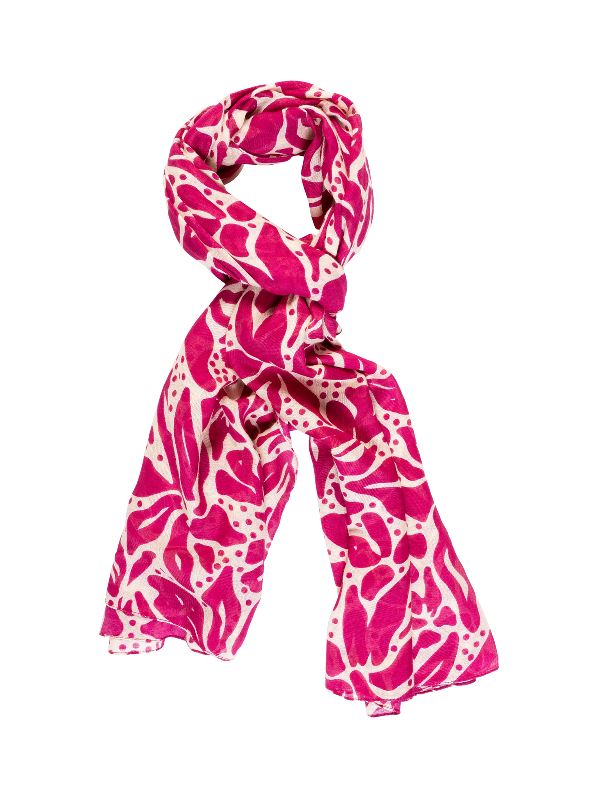 chesca floral scarf pink 180cm, imported from the UK