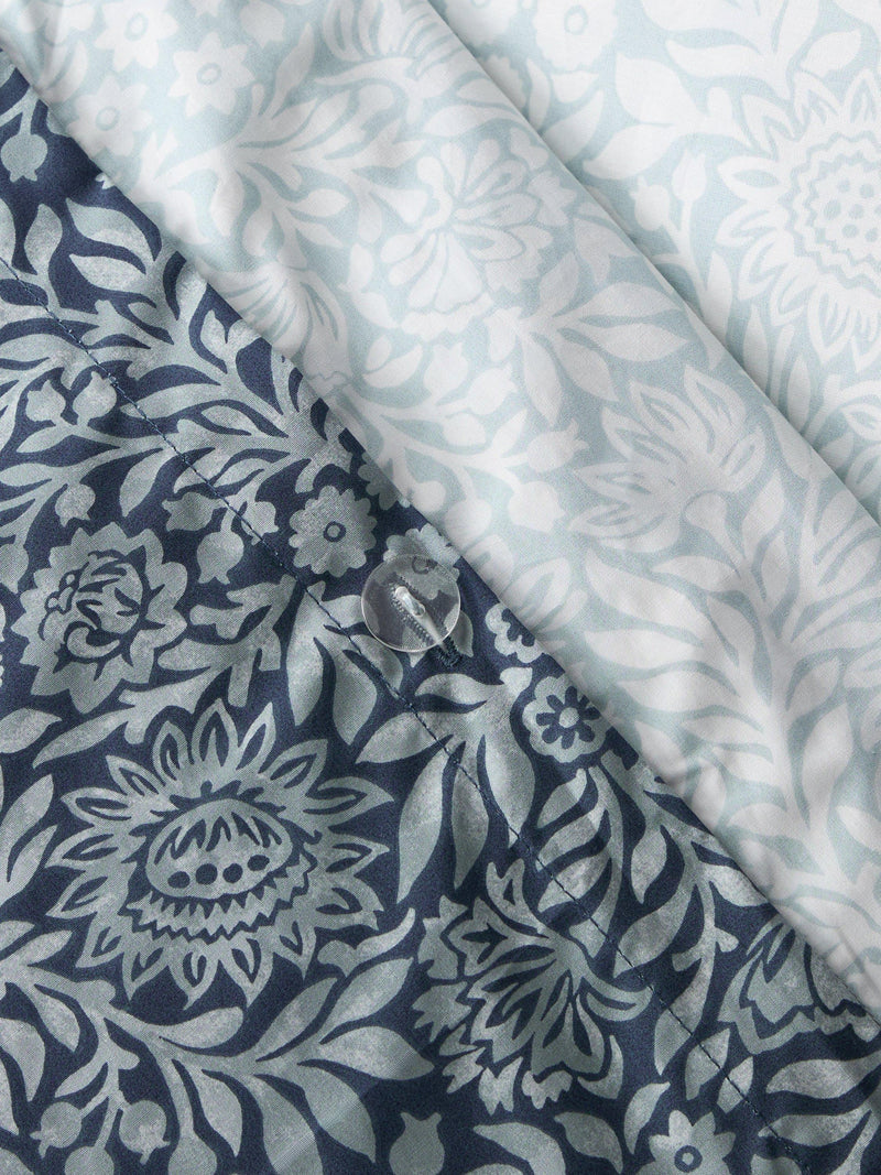 John Lewis Hidcote pure cotton percale duvet cover set single, imported from the UK