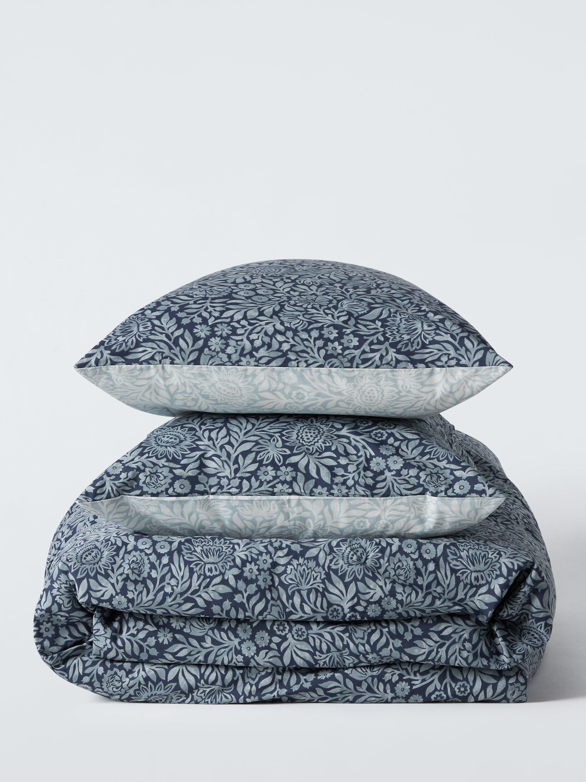 John Lewis Hidcote pure cotton percale duvet cover set single, imported from the UK