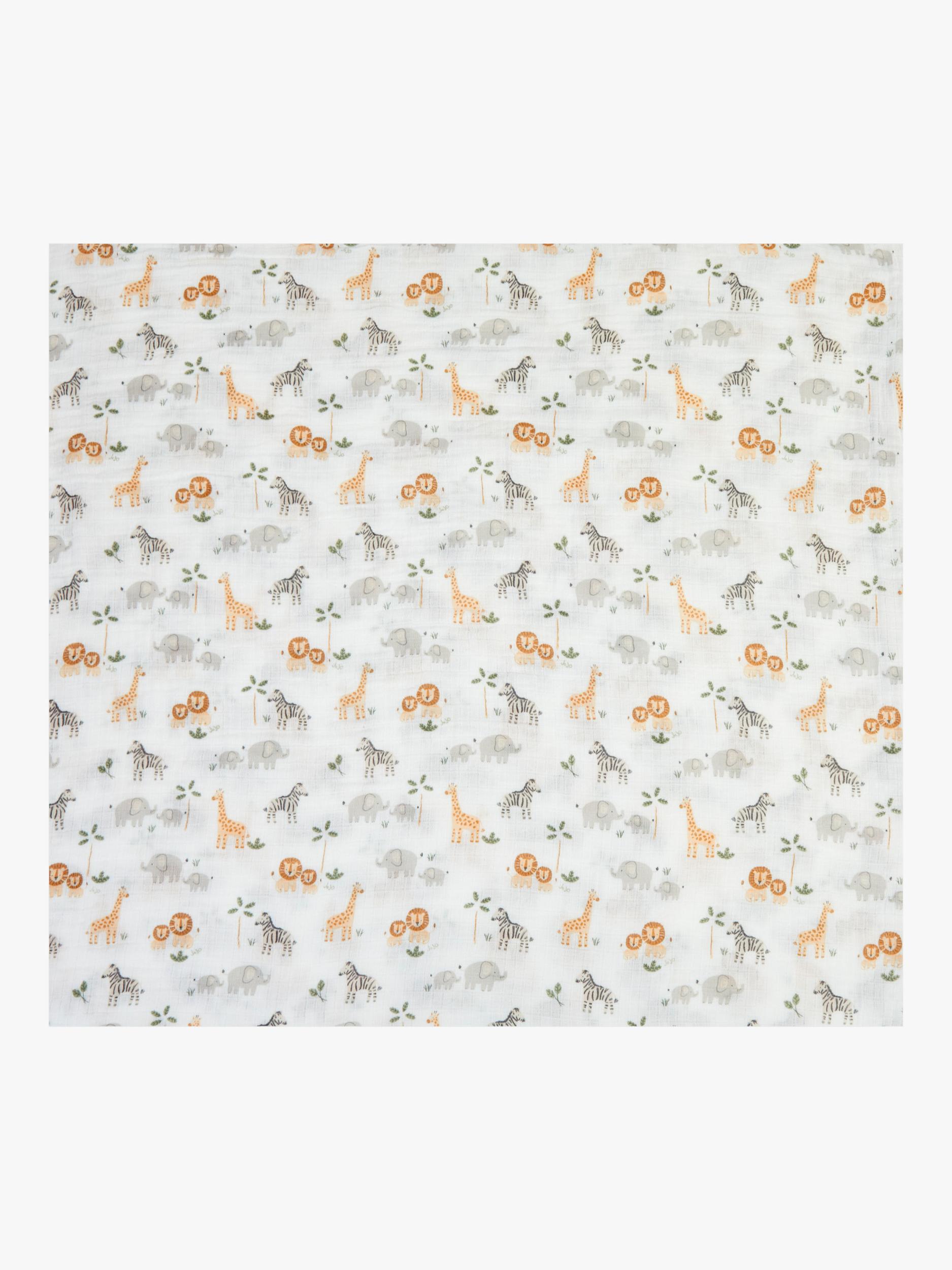 Large Floral Mouse Design Baby Muslin Comforter