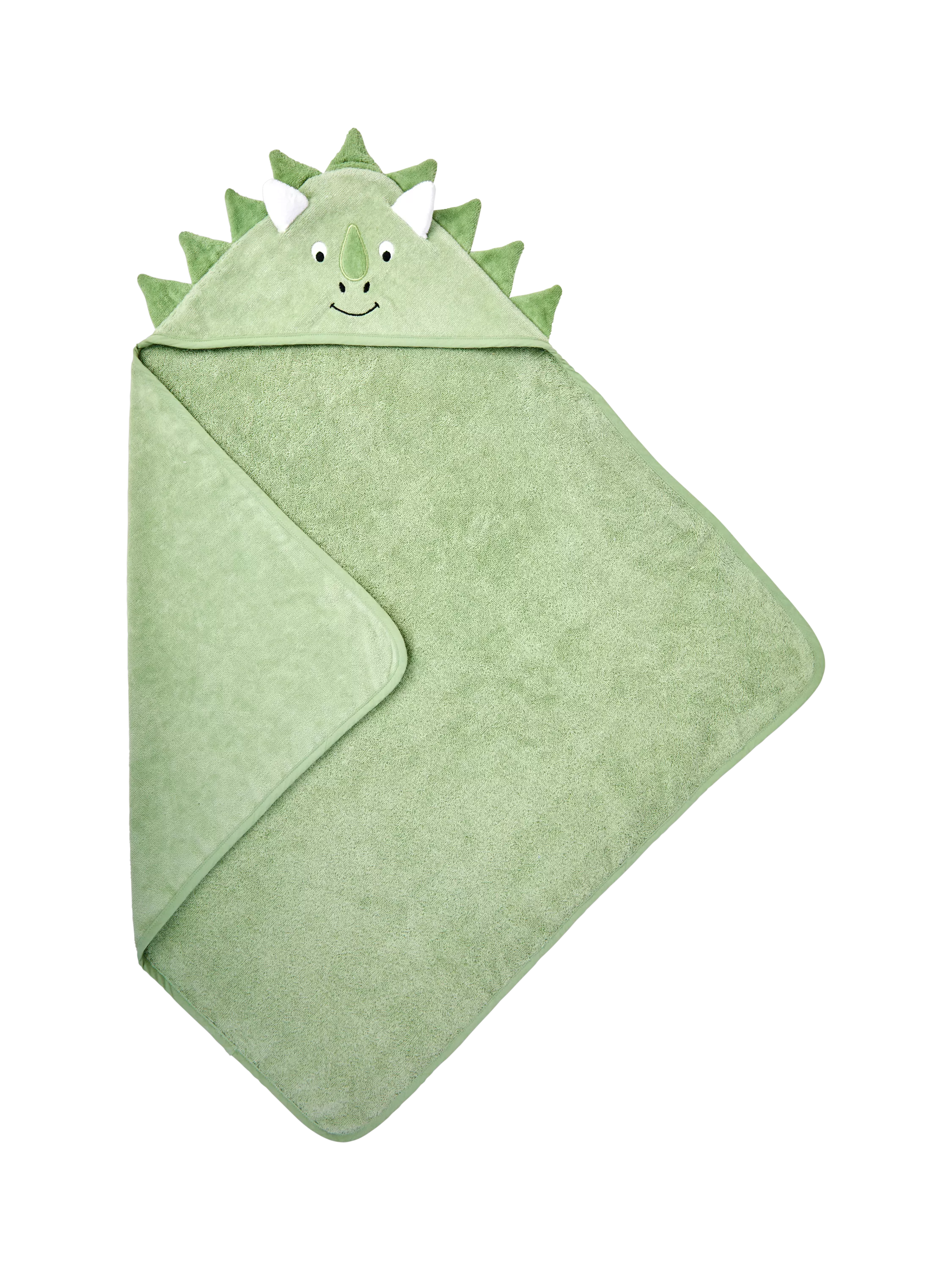 JoJo Maman Bébé dino hooded towel green mid - British product