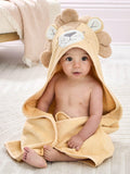 JoJo Maman Bébé lion hooded towel light brown (British brand)