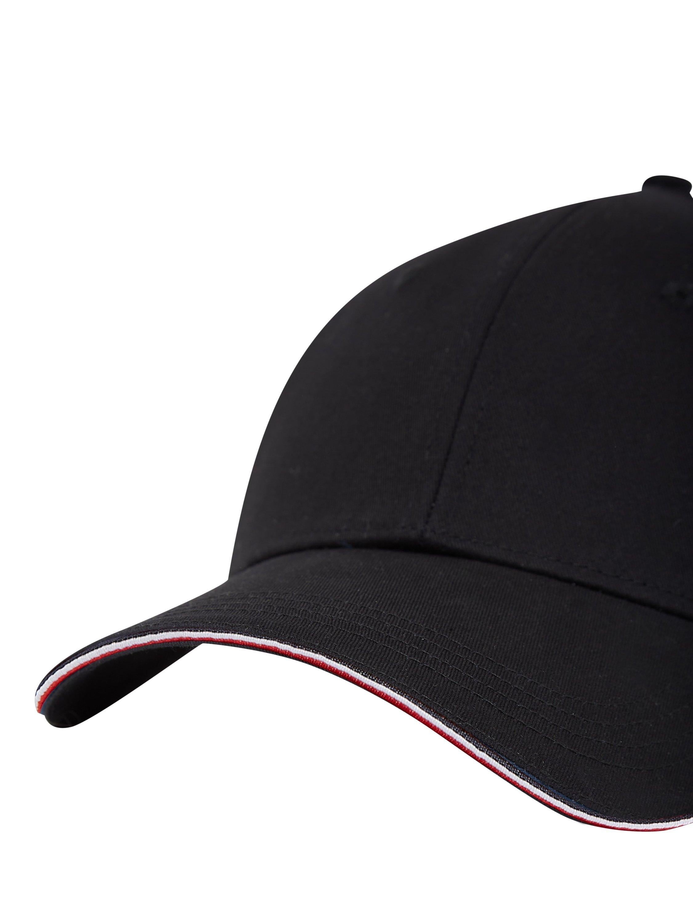 Tommy Hilfiger black organic cotton baseball cap, UK version