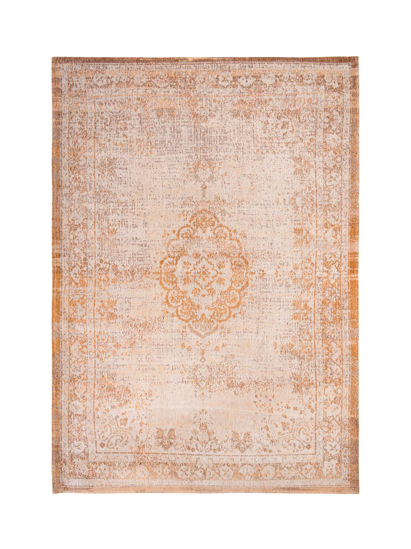 Louis De Poortere Medallion Rug, Salmon, L200 x W140cm