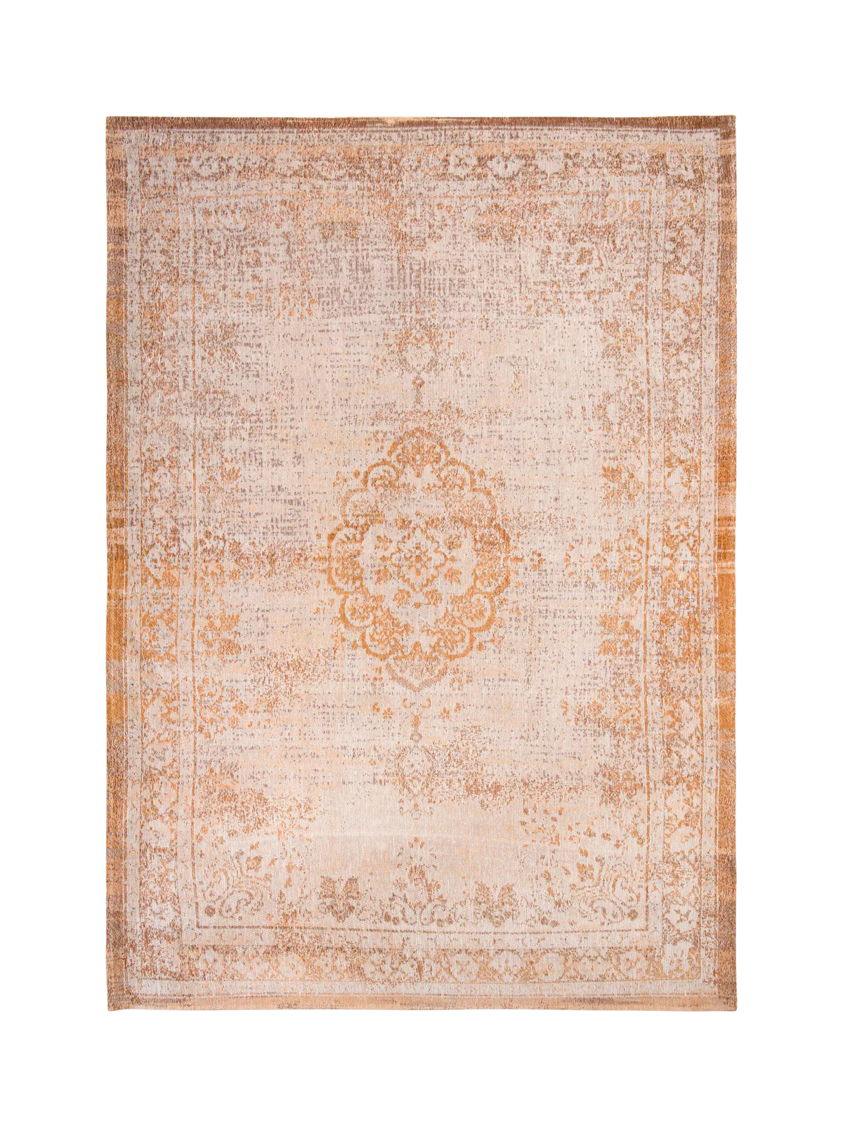 Louis De Poortere Medallion Rug, Salmon, L200 x W140cm