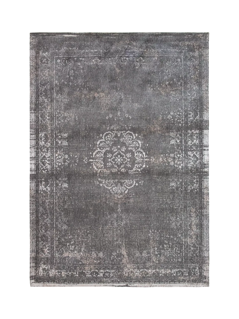 Louis De Poortere Medallion Rug, Stone, L200 x W140cm