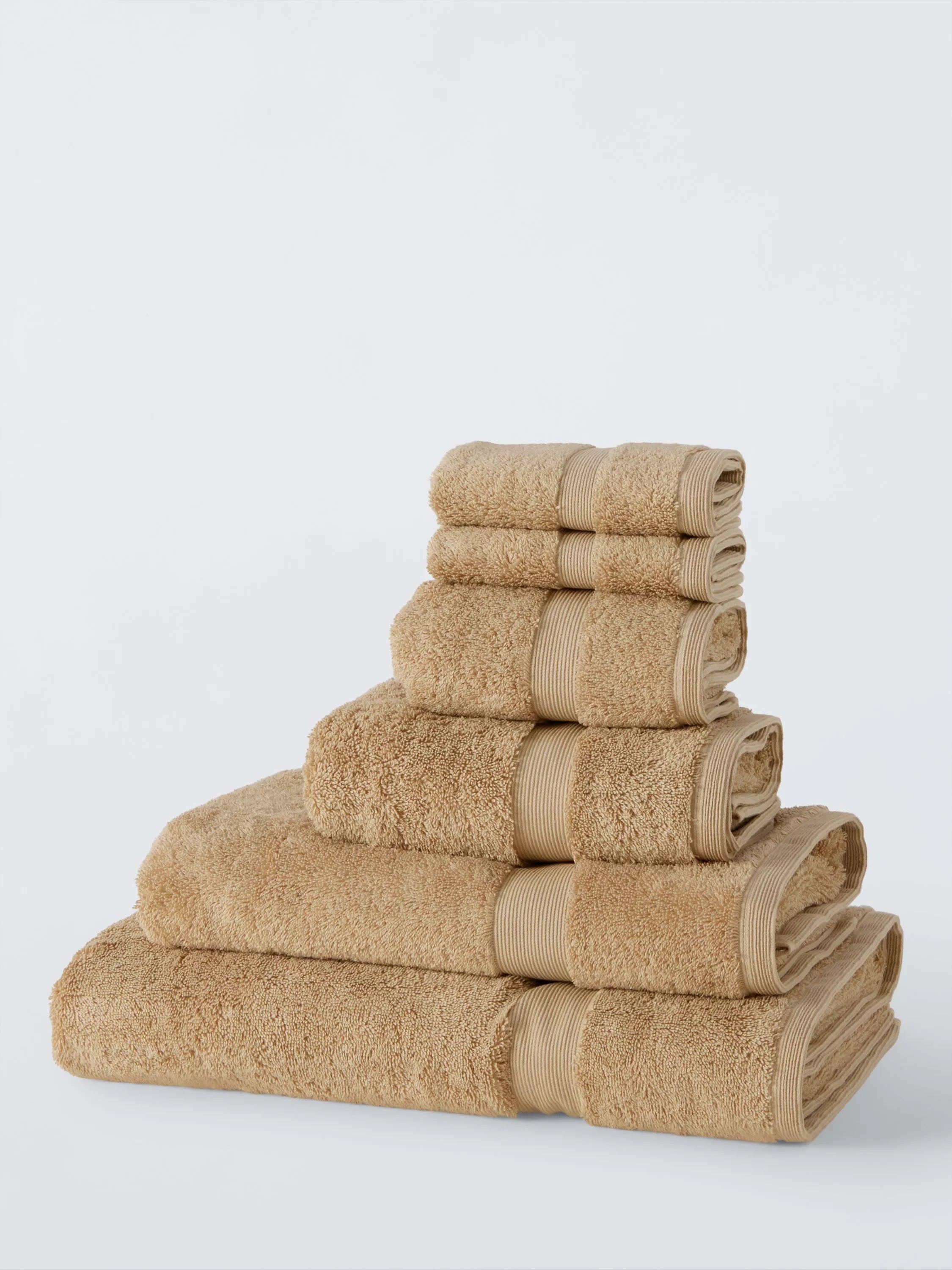 John Lewis Egyptian Cotton Guest Towel, Camel