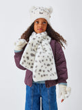 John Lewis kids faux fur bear hat cream, imported from the UK