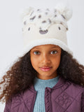 John Lewis kids faux fur bear hat cream, imported from the UK