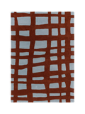 Scion Arlo crosshatch pure wool rug in brick, imported from the UK