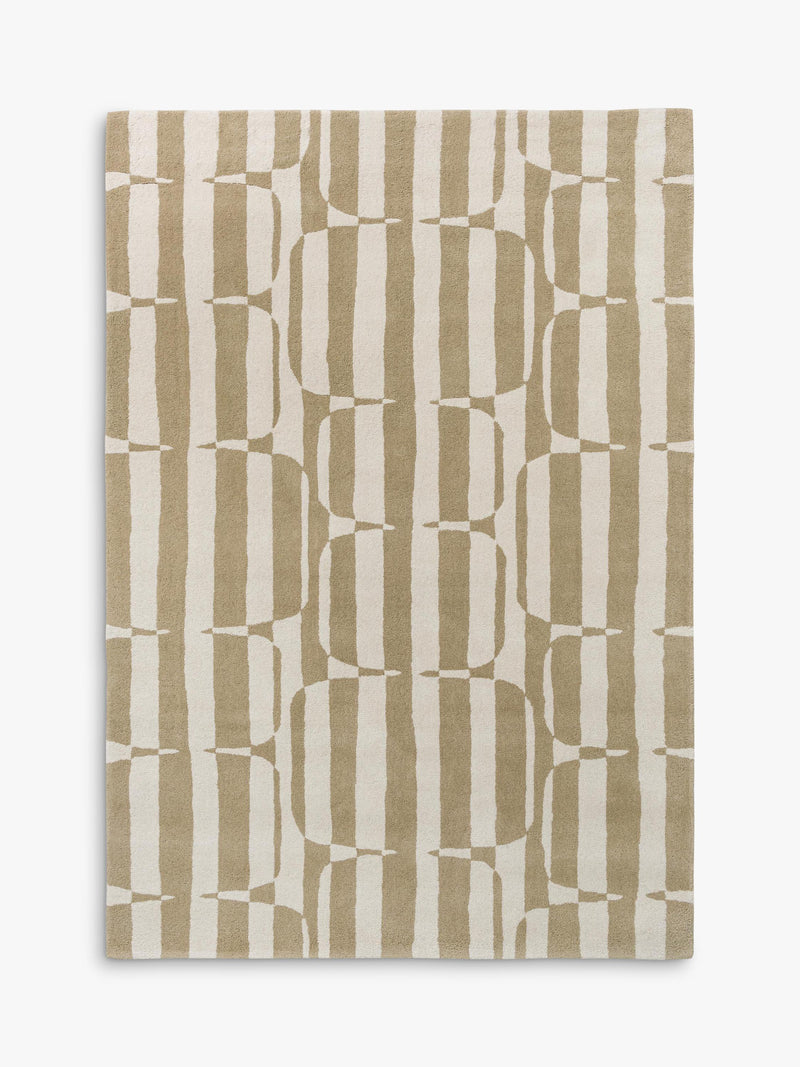 Scion Lohko Stripe pure wool rug 180x120cm - British product