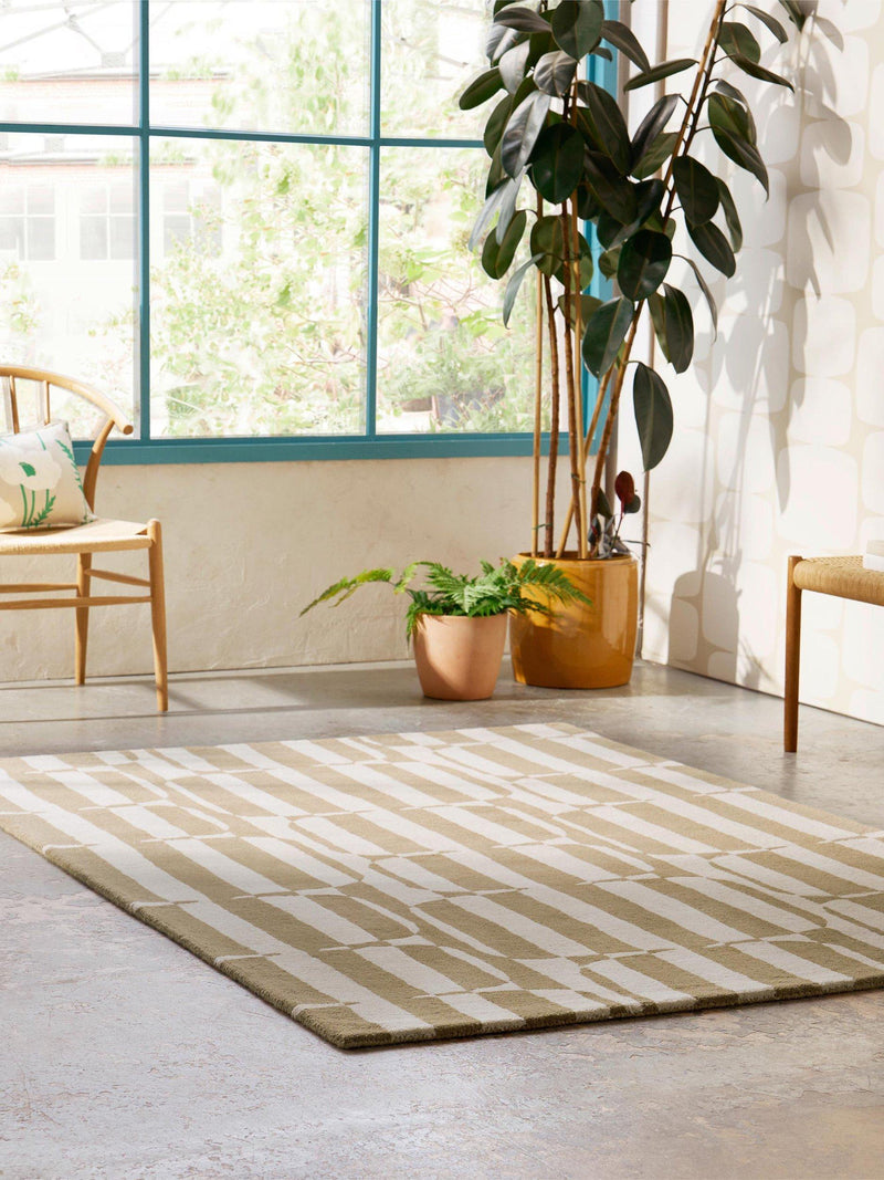 Scion Lohko Stripe pure wool rug 180x120cm - British product