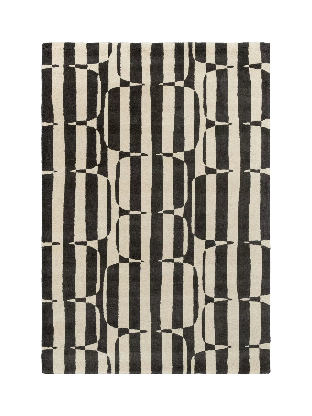 Scion Lohko Stripe pure wool rug 180x120cm - British product