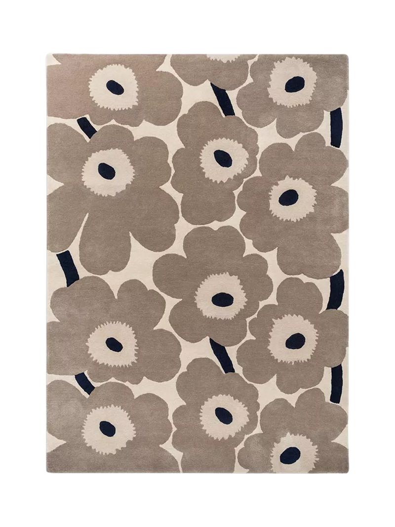 Marimekko Unikko Floral Pure Wool Rug 200 x 140 cm