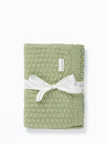 The Little Tailor large baby cotton pointelle blanket, imported from the UK